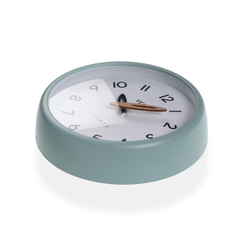 Wall Clock Versa White Green Plastic,,,