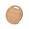 Cutting board round 28x28x1.9 cm (bamboo)