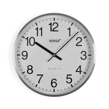 Настенное часы Versa Белый Металл