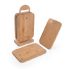 Set of 6 cutting boards 23x15x1 cm with a stand (bamboo)