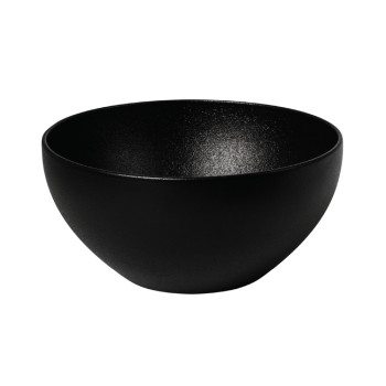 FINE PLUS A BOWL 18CM, black , PORCELĀNS, Leela Baralee
