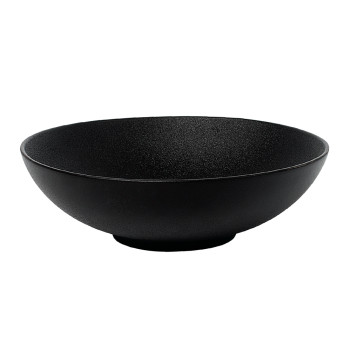 FINE PLUS SEKLA BĻODA 17CM, MELNA, PORCELĀNS, Leela Baralee