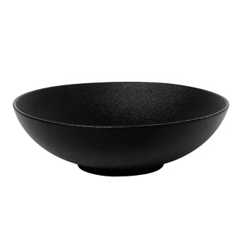 FINE PLUS SEKLA BĻODA 21CM, MELNA, PORCELĀNS, Leela Baralee