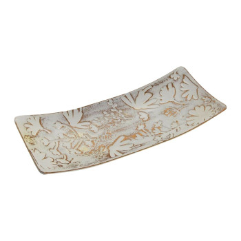 Centerpiece Versa Brown MDF Wood 16 x 4,5 x 38,5 cm Flowers,,,