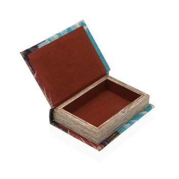 Decorative box Versa London Canvas MDF Wood,,,