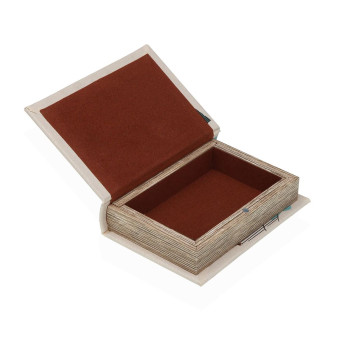 Decorative box Versa San Francisco Canvas MDF Wood,,,