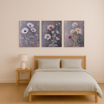 Картина Versa Цветы 2,5 x 60 x 40 cm