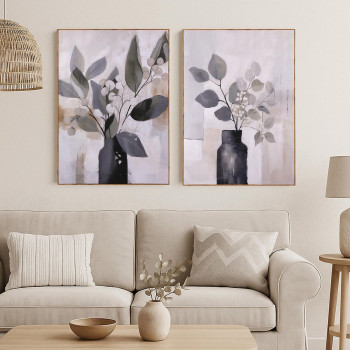 Painting Versa Canvas 2,5 X 60 X 50 CM Vase,,,