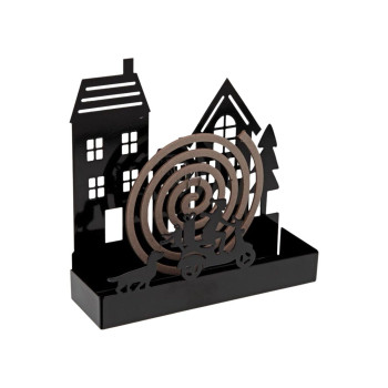 Laikiklis nuo uodų spiralių Versa Juoda Metalinis 5 x 17 x 17 cm Namas,,,