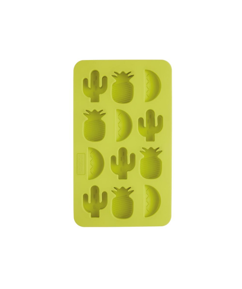 BARCRAFT Tropical Ice Cube Mold, 22x13x2 cm, Silicone