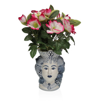 Vase Versa MARA Ceramic Escandinavo/Nórdico 12 X 17,8 X 11,8 CM,,,