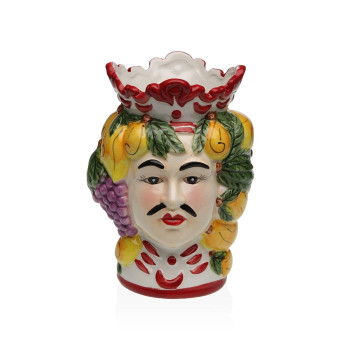 Vase Versa KAMIR Ceramic Escandinavo/Nórdico 12 X 17,8 X 11,8 CM,,,