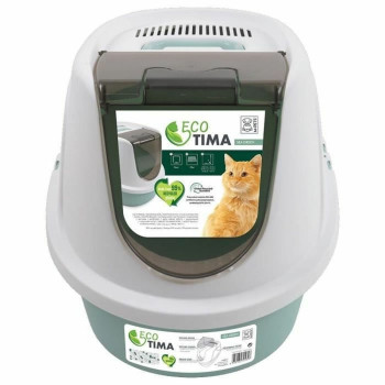 Ящик для кошачьего туалета MPETS Зеленый Переработанный пластик