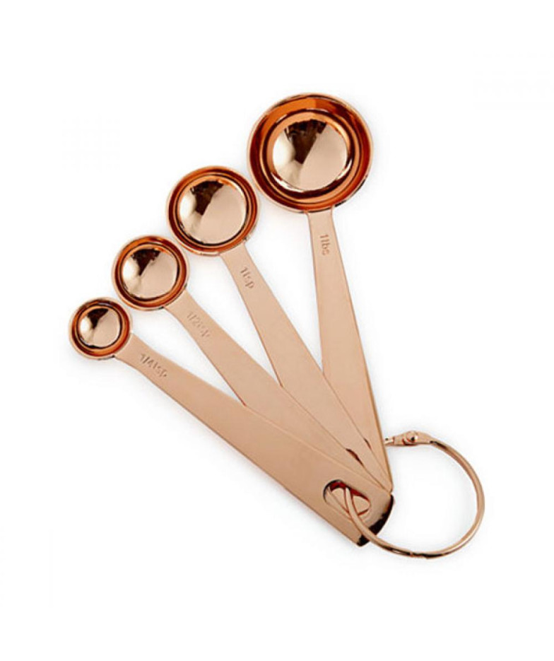 MASTERCLASS Measuring Spoons Set, 4 pcs, 1/4 tsp - 1 tbsp, N/T, Masterclass