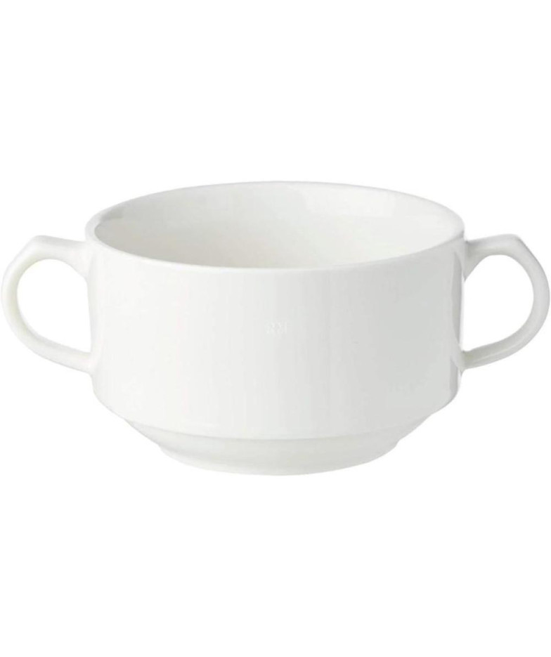 STELLA SOUP  Cup  350ML, AR OSĀM, SAVIETOJAMA, WHITE, PORCELĀNS, Wilmax