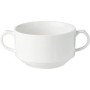 STELLA SOUP  Cup  350ML, AR OSĀM, SAVIETOJAMA, WHITE, PORCELĀNS, Wilmax