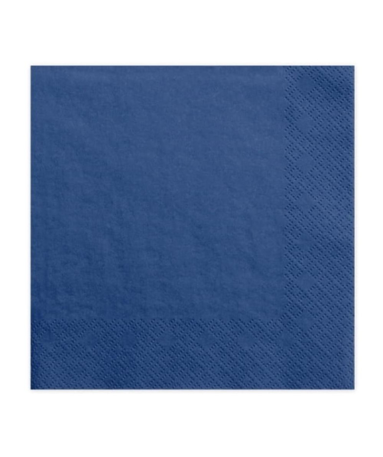 NAPKINS  33x33CM, UNICOLOR, NAVY BLUE, Paw Decor Collection