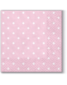 SALVETES 25x25CM, DOTS...