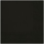 NAPKINS  33x33CM, UNICOLOR BLACK, Paw Decor Collection