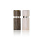 Textura Antique Pepper/Salt Mill Set 13 cm, Dark Brown/White Ash Wood, Stainless Steel, AdHoc