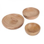 Creative Tops Naturals Bowls Set 3 pcs 8/10/12 cm, Brown Wood, Creative Tops