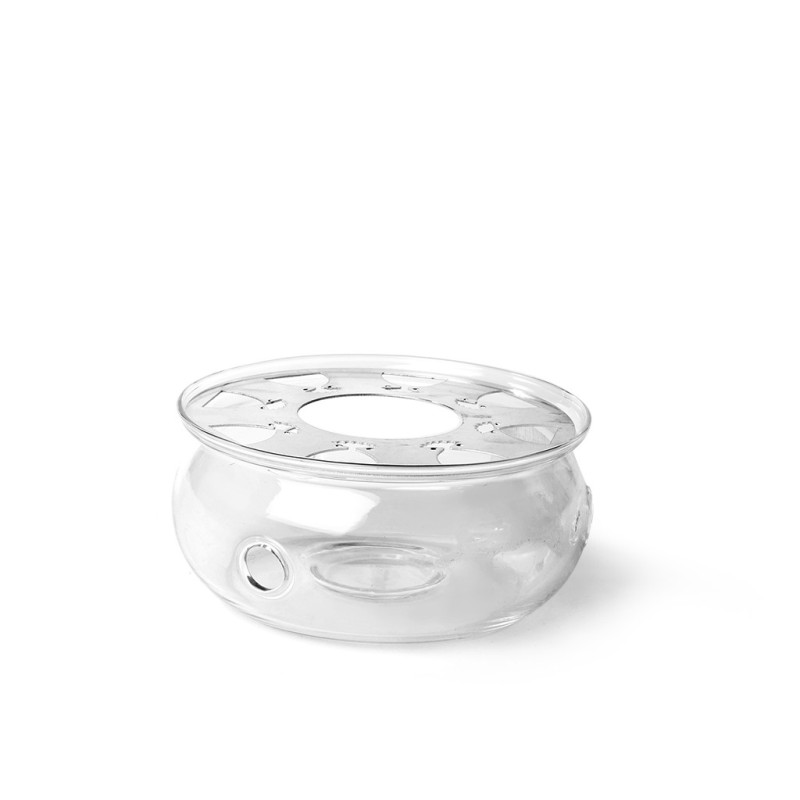 Warmer for tea pot 15x8 cm with сandle (heat resistant glass)