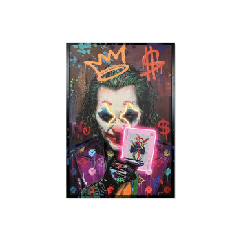 Painting Home ESPRIT Black Loft 83 x 3 x 123 cm (2 Units),,,
