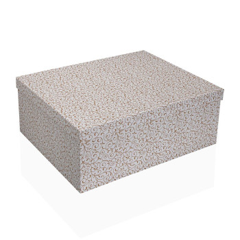 Set of decorative boxes Versa Serpentine Cardboard (15 Pieces),,,