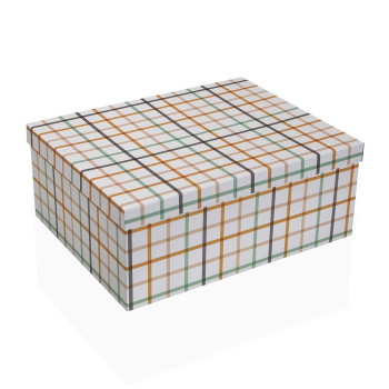Set of decorative boxes Versa Peter Cardboard (15 Pieces),,,