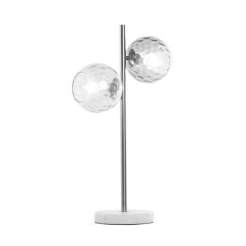 Stalinė lempa Home ESPRIT Sidabras 40 W 220 V,,,