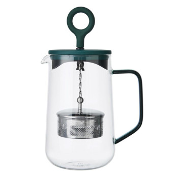 LA CAFETIÈRE GYRO KETTLE  1.25L, AR ROTĒJOŠU SIETIŅU, GREEN  VĀCIŅŠ, BOROSILIKĀTA STIKLS/NER.TĒR., La Cafetiere