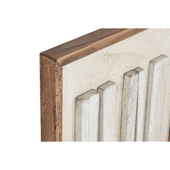 Paveikslas Home ESPRIT Pušis Perdirbta Mediena 42,5 x 4 x 62,5 cm 44 x 6 x 64 cm,,,