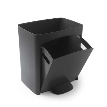 Atkārtoti Pārstrādājamo Atkritumu Tvertne SP Berner Antracīts 10 L 30 L x 2 Plastmasa 3 Compartimenten (1 gb.),,,