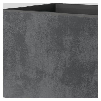 Stiklainis Deroma Antracito 25 cm Plastmasinis Kvadratai Kubas d 25 cm,,,