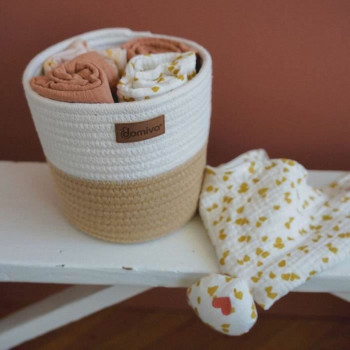 Basket Domiva Beige Cotton,,,
