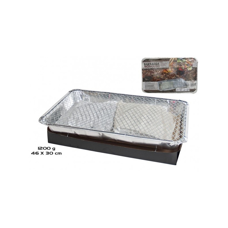 Vienkartinė kepsninė BBQ,1200g 46*30cm