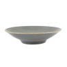 SEASONS tumši pelēks dziļais plate  26cm, Porland