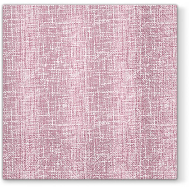 САЛФЕТКИ  33X33CM LINEN STRUCTURE ROSA, Paw Decor Collection