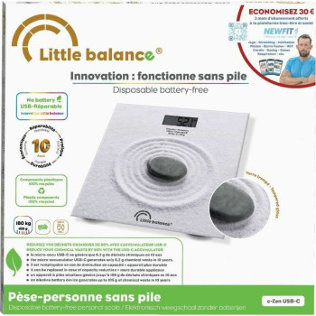 Skaitmeninės vonios kambario svarstyklės Little Balance Zen,,,