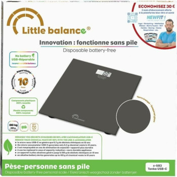Skaitmeninės vonios kambario svarstyklės Little Balance SB3,,,