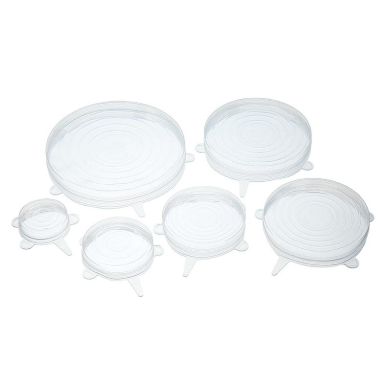 KITCHENCRAFT PĀRTIKAS VĀCIŅI BALTI 6PC., SILIKONS, Kitchen Craft