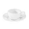 OLIVIA KOMPL. TASE 250ML AR APAKŠTASI 6GAB, PORCELĀNS, Wilmax