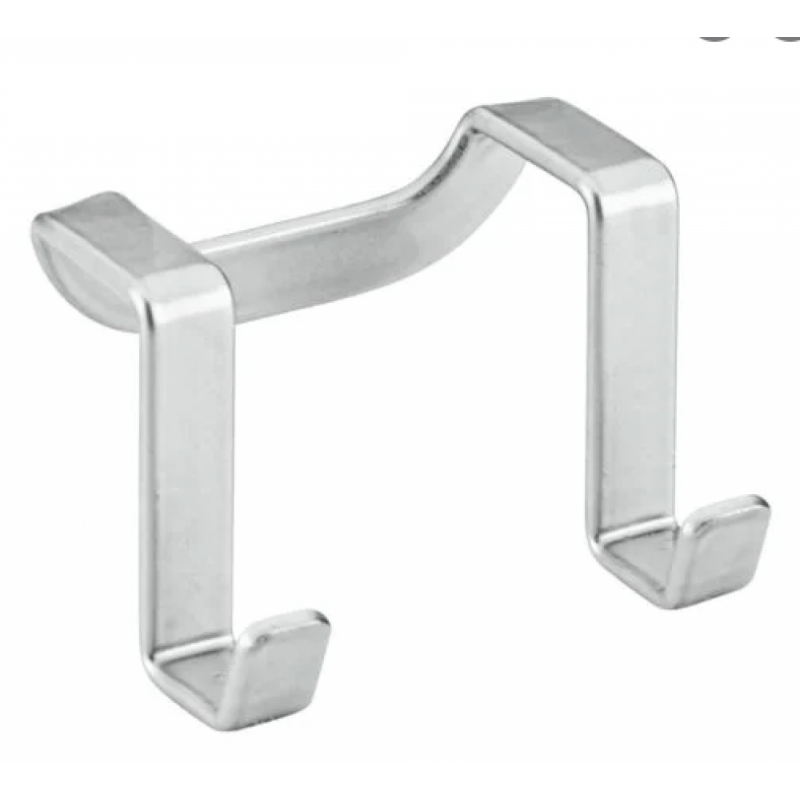 UZ DURVĪM KARINĀMS PAKARAMAIS 6x4CM, 2 ĀĶI, NER.TĒR., POLYTHERM PĀRKL., Metaltex