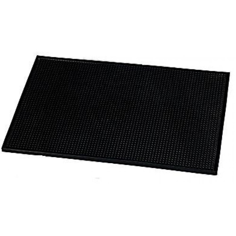 BĀRA RUG  45x30CM, GUMIJA, MELNS, Stalgast