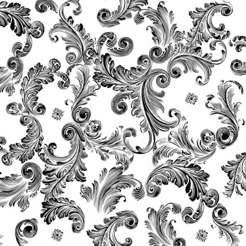 САЛФЕТКИ  33X33CM SOURCE OF FAME BLACK, Paw Decor Collection