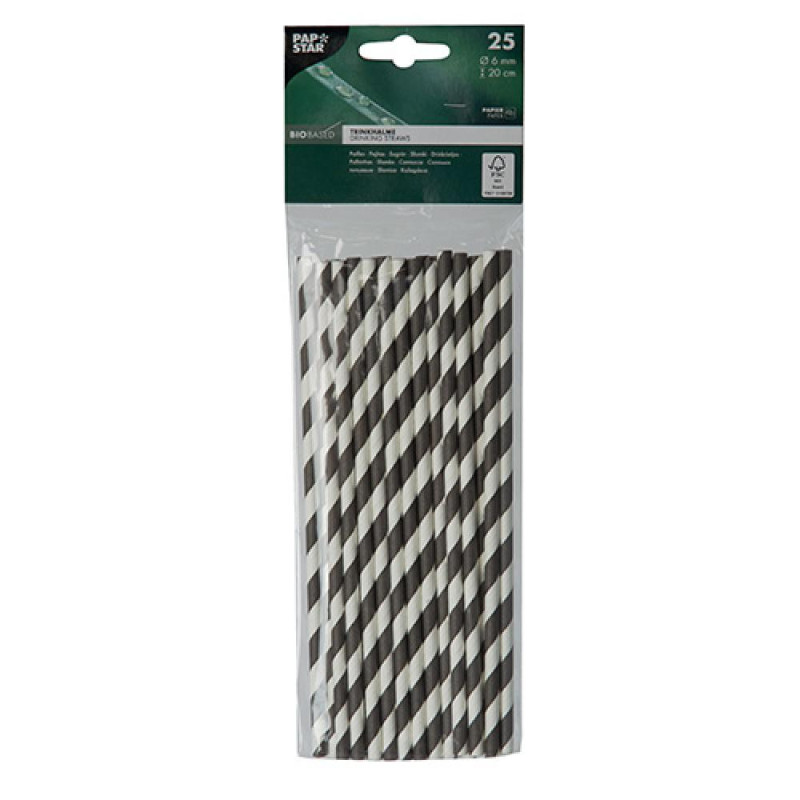 БУМАГА  SALMIŅI STRIPES MELNBALTI 25GB, 6MM, 0.35KG/IEP, Pap Star