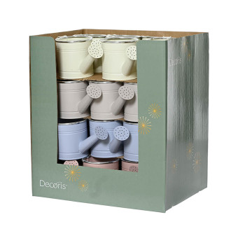 dekoratīvā laistīšanas kanna Decoris Dažādas krāsas Cinks,,,