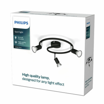 Akcentas Philips limbali Juoda GU10 (3 vnt.),,,