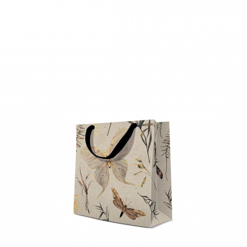 ПОДАРОЧНЫЙ  ПАКЕТ  SQUARE 17X17X6CM MOTHS, Paw Decor Collection