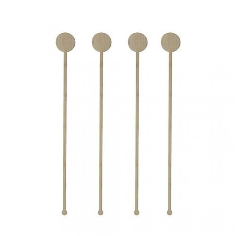 COIN KOCIŅI KOKTEIĻIEM 18CM 100PC., BAMBUSS, Pap Star